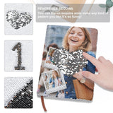 Custom Photo Sequin Notebook Total of 80 Pages for Teenager School Gift