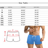 Custom Face American Flag Men's Swimwear Short Swim Trunks with Zipper Pocket Personalized Surfing Square Leg Board Shorts