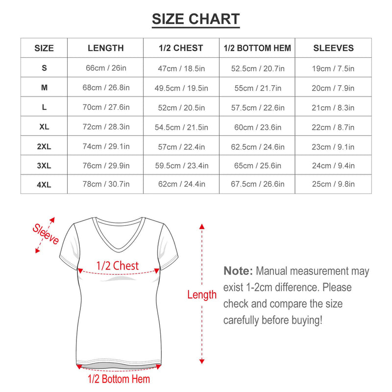 #Plus Size V Neck T-shirt With Your Big Face Print On It