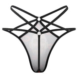 Custom Face Sexy Thongs T-Back Underwear for Women Personalized Red Lips Women's G-String Panties