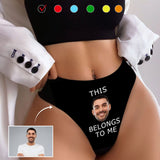custom boyfriend face underwear belongs to me thongs