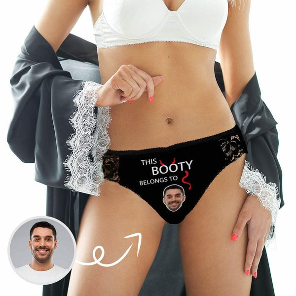 Custom Face Booty Sexy Underwear Personalized Sexy Womens Lace Panty